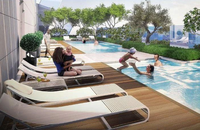 J One Residence с садами и рестораном, Центр Дубая, ОАЭ