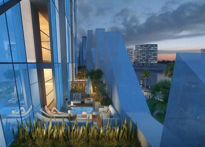 J One Residence с садами и рестораном, Центр Дубая, ОАЭ