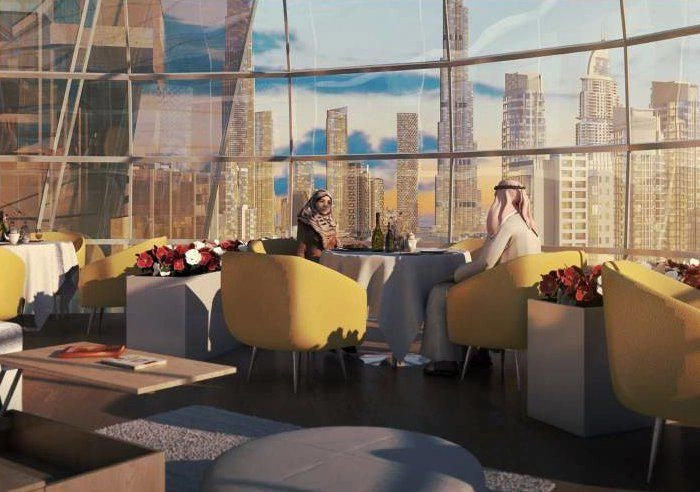 J One Residence с садами и рестораном, Центр Дубая, ОАЭ