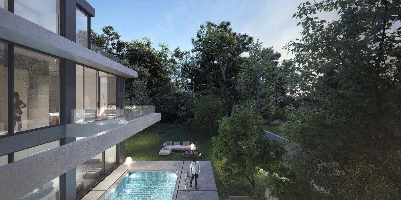 Новый охраняемый комплекс вилл и таунхаусов Jouri Hills 2 с гольф-полем, Jumeirah Golf Estate, Дубай, ОАЭ