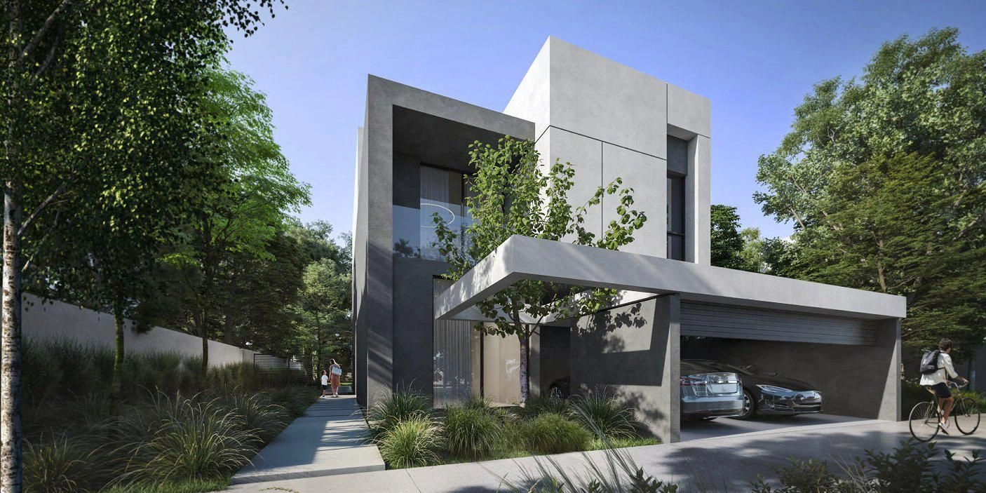 Новый охраняемый комплекс вилл и таунхаусов Jouri Hills 2 с гольф-полем, Jumeirah Golf Estate, Дубай, ОАЭ