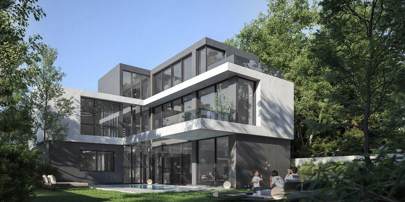 Новый охраняемый комплекс вилл и таунхаусов Jouri Hills 2 с гольф-полем, Jumeirah Golf Estate, Дубай, ОАЭ