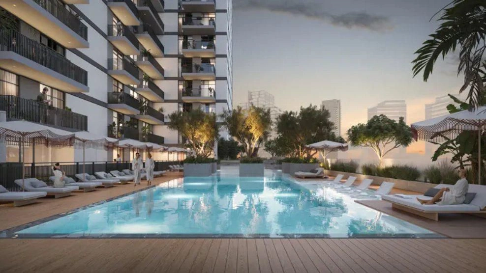 Новые квартиры в жилом комплексе Hadley Heights с широким спектром услуг, Jumeirah Village Circle, Дубай, ОАЭ