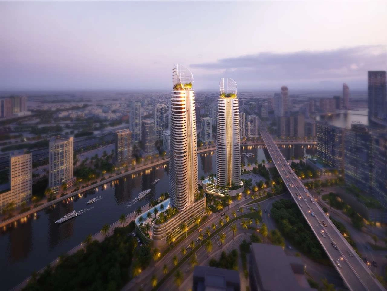 Элитный проект в Business Bay в Дубае, ОАЭ