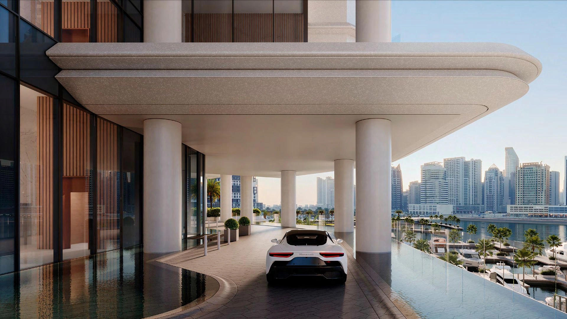 Эксклюзивный жилой комплекс в живописной гавани Marasi