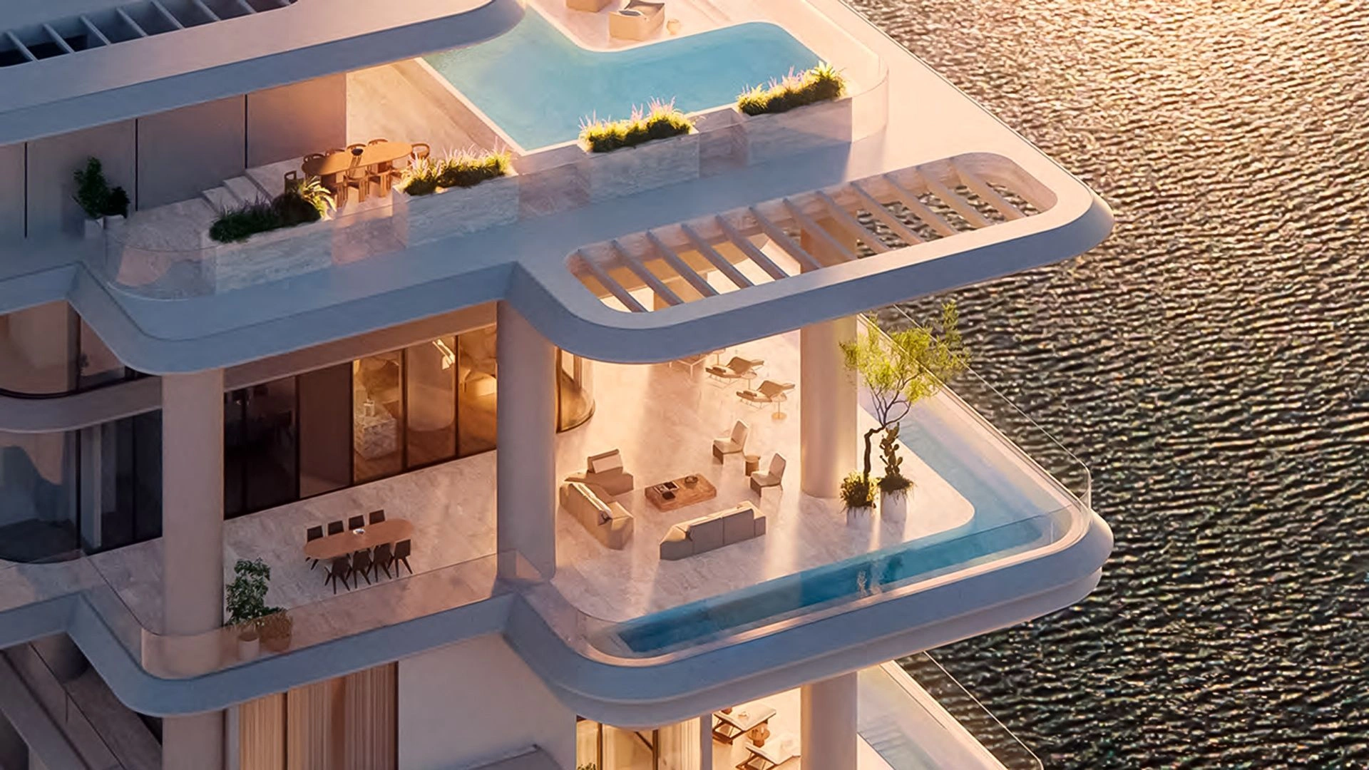 Эксклюзивный жилой комплекс в живописной гавани Marasi