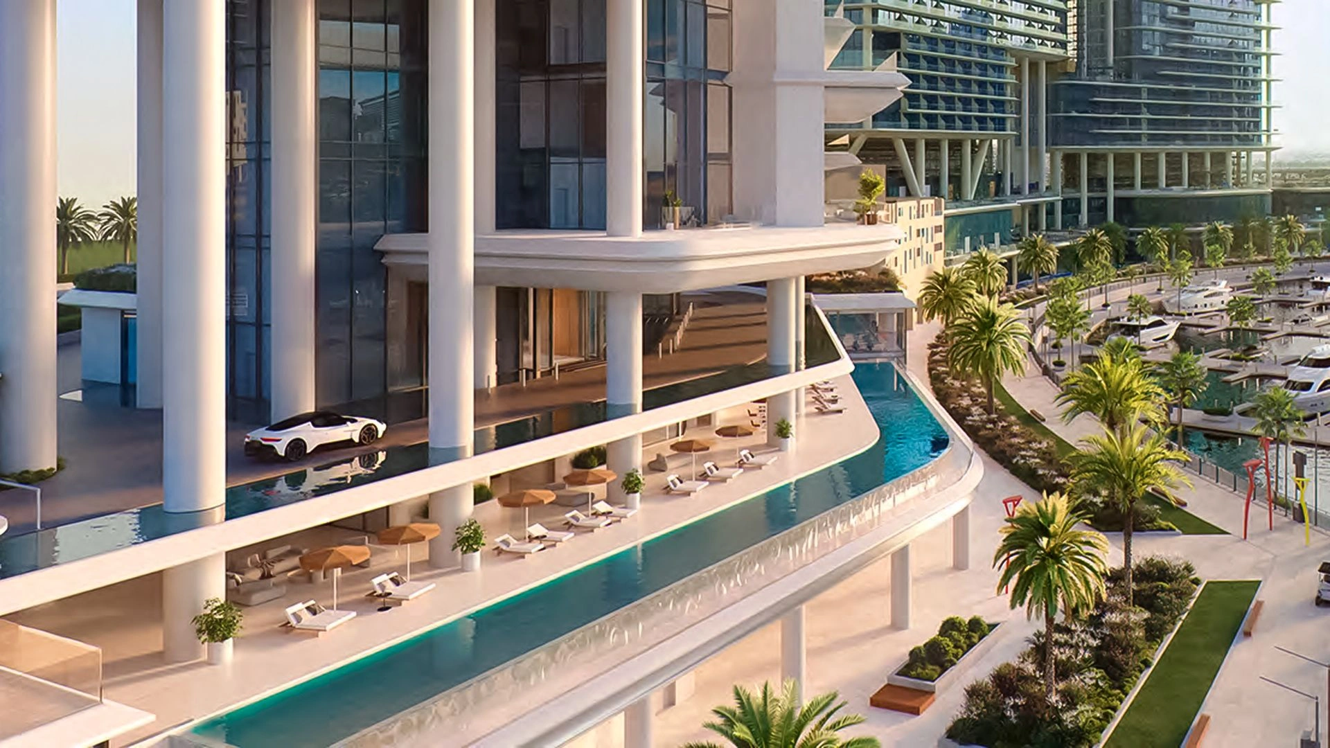 Эксклюзивный жилой комплекс в живописной гавани Marasi