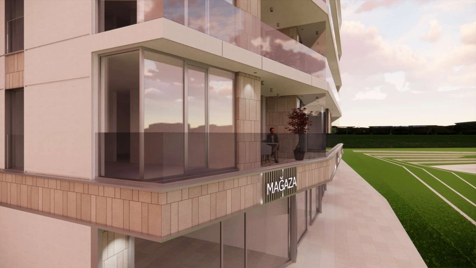 Современный проект в районе Бейликдюзю города Стамбул