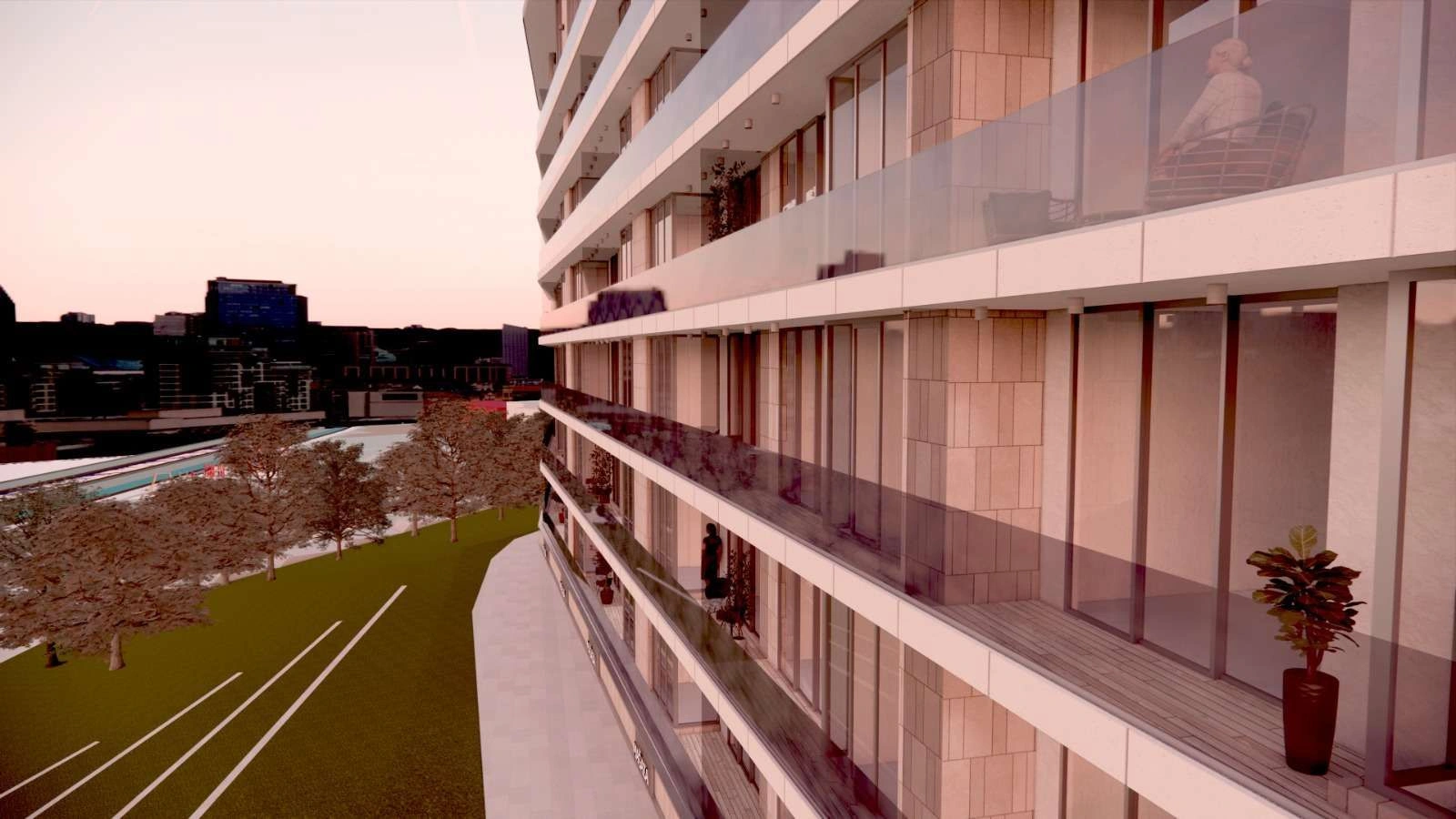 Современный проект в районе Бейликдюзю города Стамбул