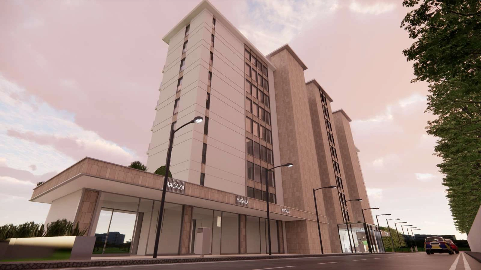 Современный проект в районе Бейликдюзю города Стамбул