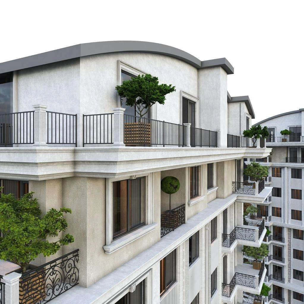 Elite complex in the center of Alanya, Turkey