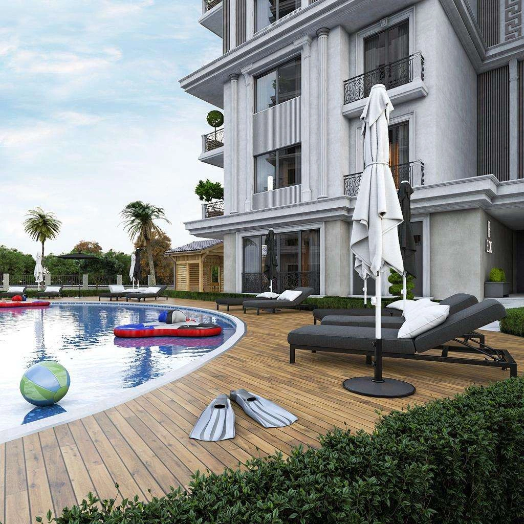 Elite complex in the center of Alanya, Turkey