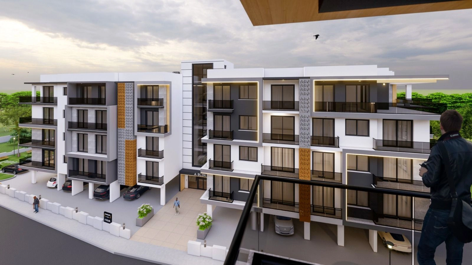 Современный жилой комплекс в Гирне