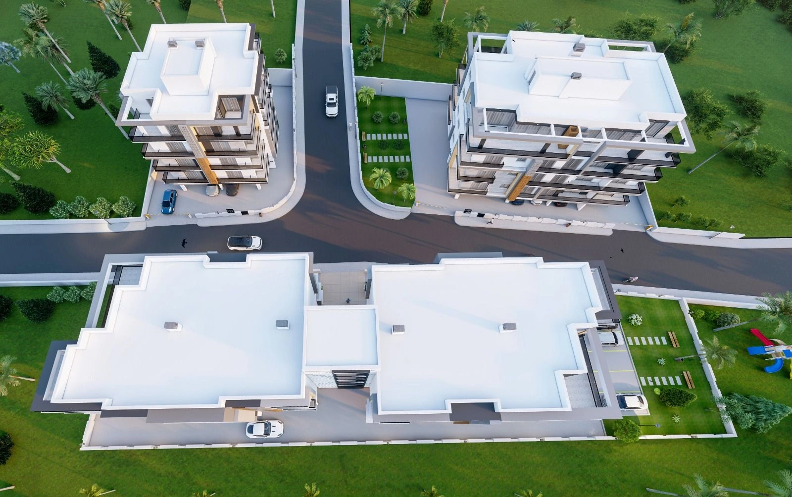 Современный жилой комплекс в Гирне