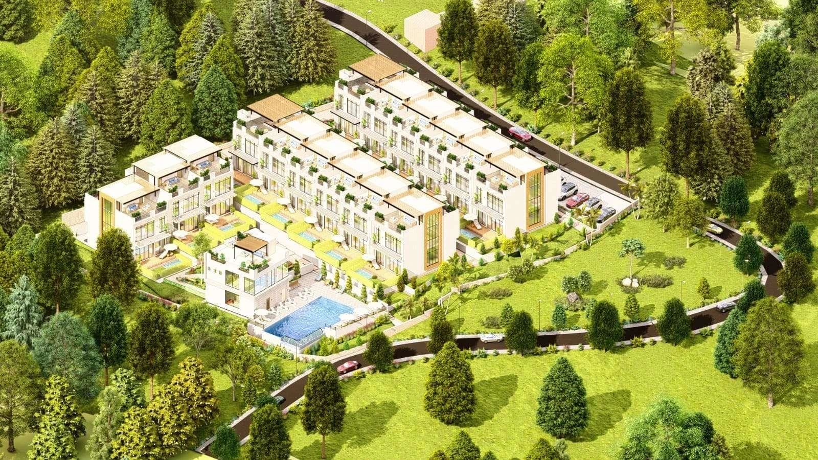 Элитный комплекс из 15 вилл под Батуми, Грузия