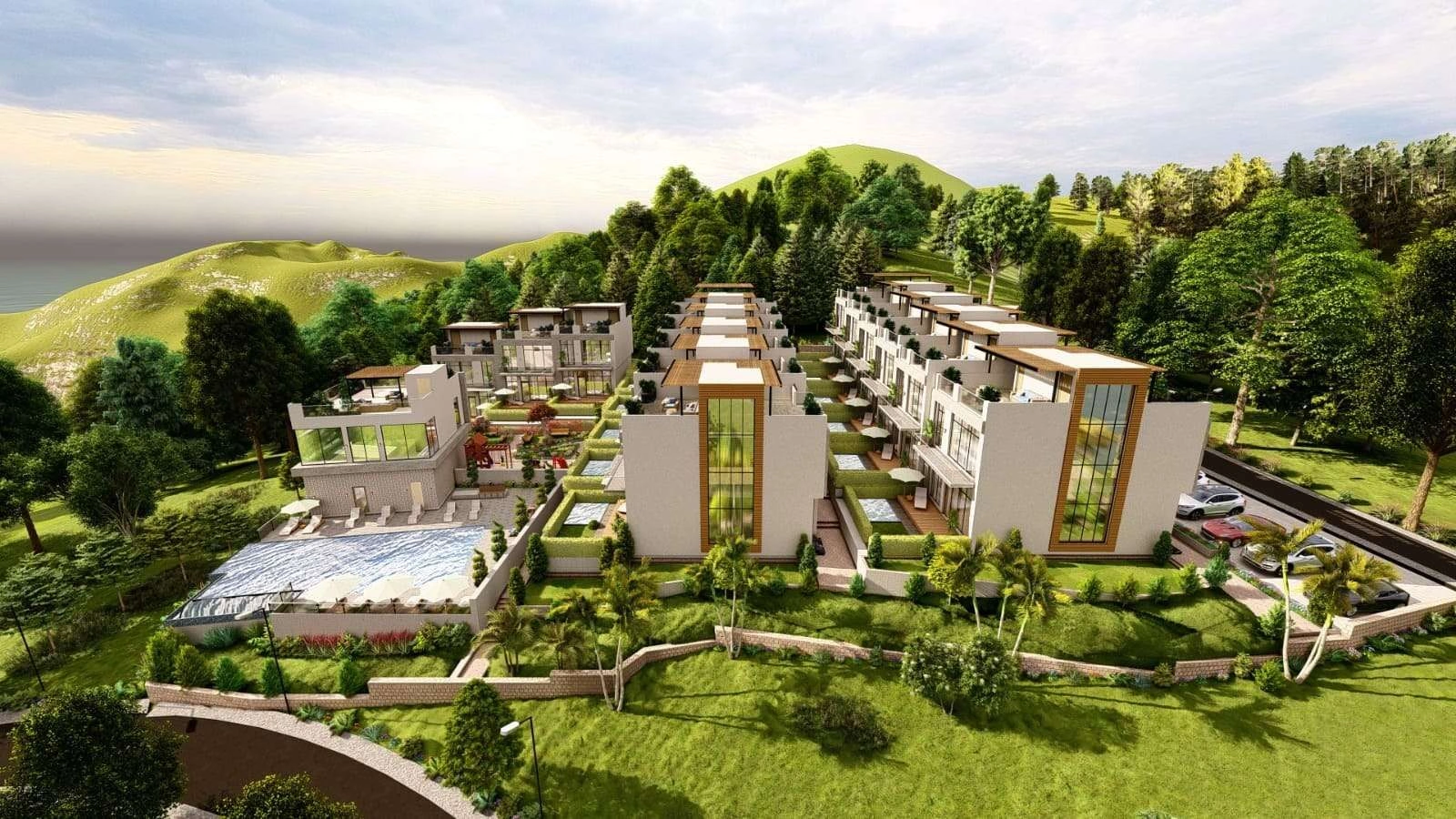 Элитный комплекс из 15 вилл под Батуми, Грузия