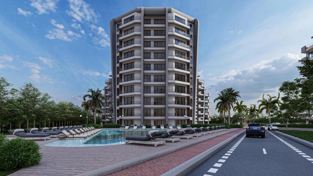 Крупномасштабный курортный жилой комплекс на побережье