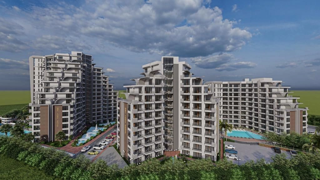 Крупномасштабный курортный жилой комплекс на побережье