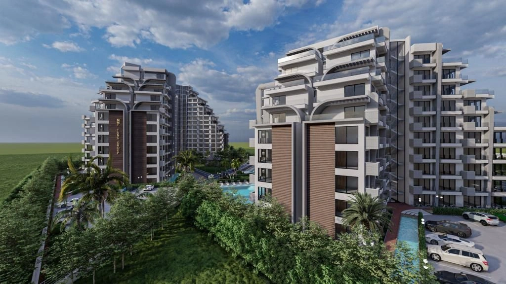 Крупномасштабный курортный жилой комплекс на побережье