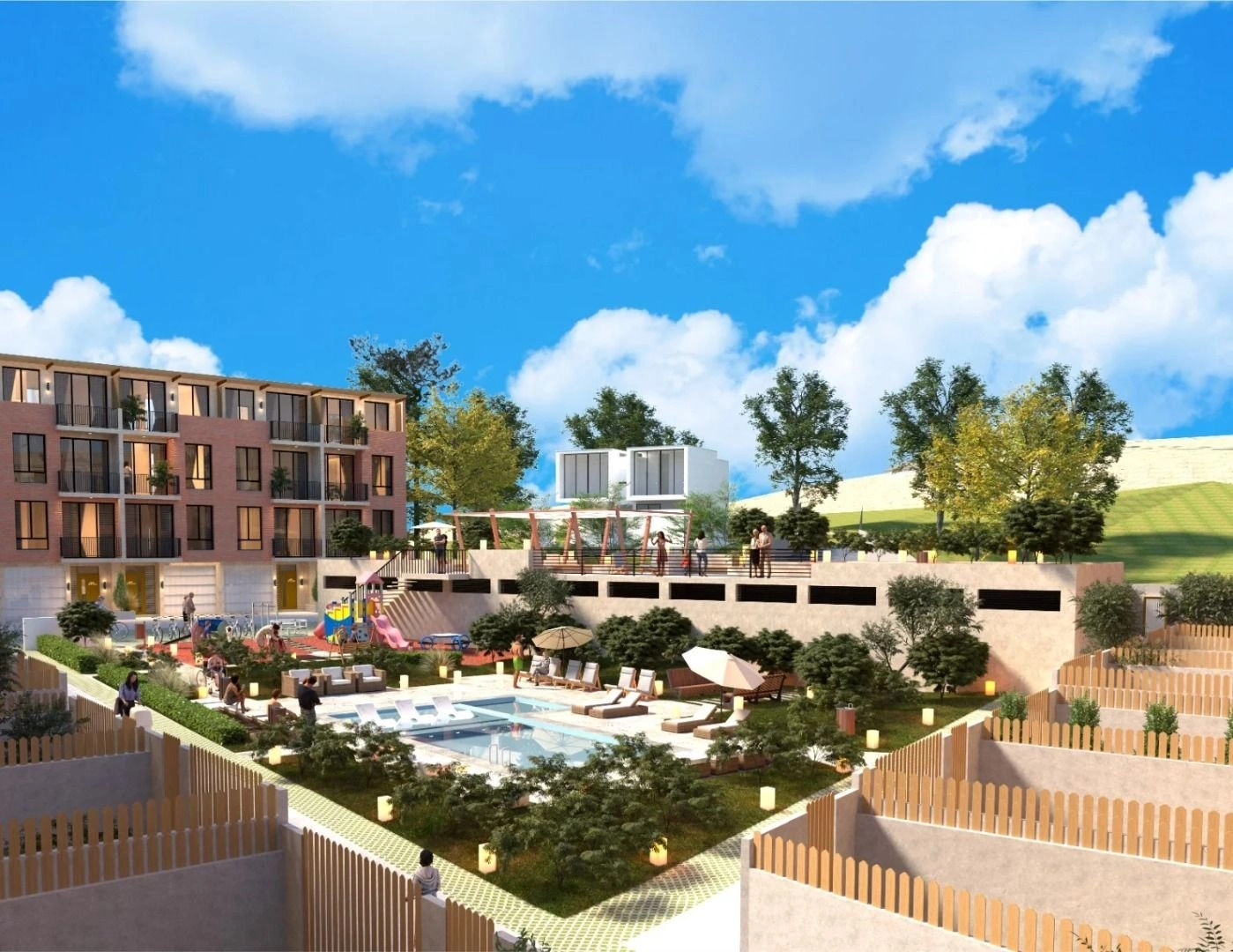 Элитный жилой комплекс в экологически чистом месте