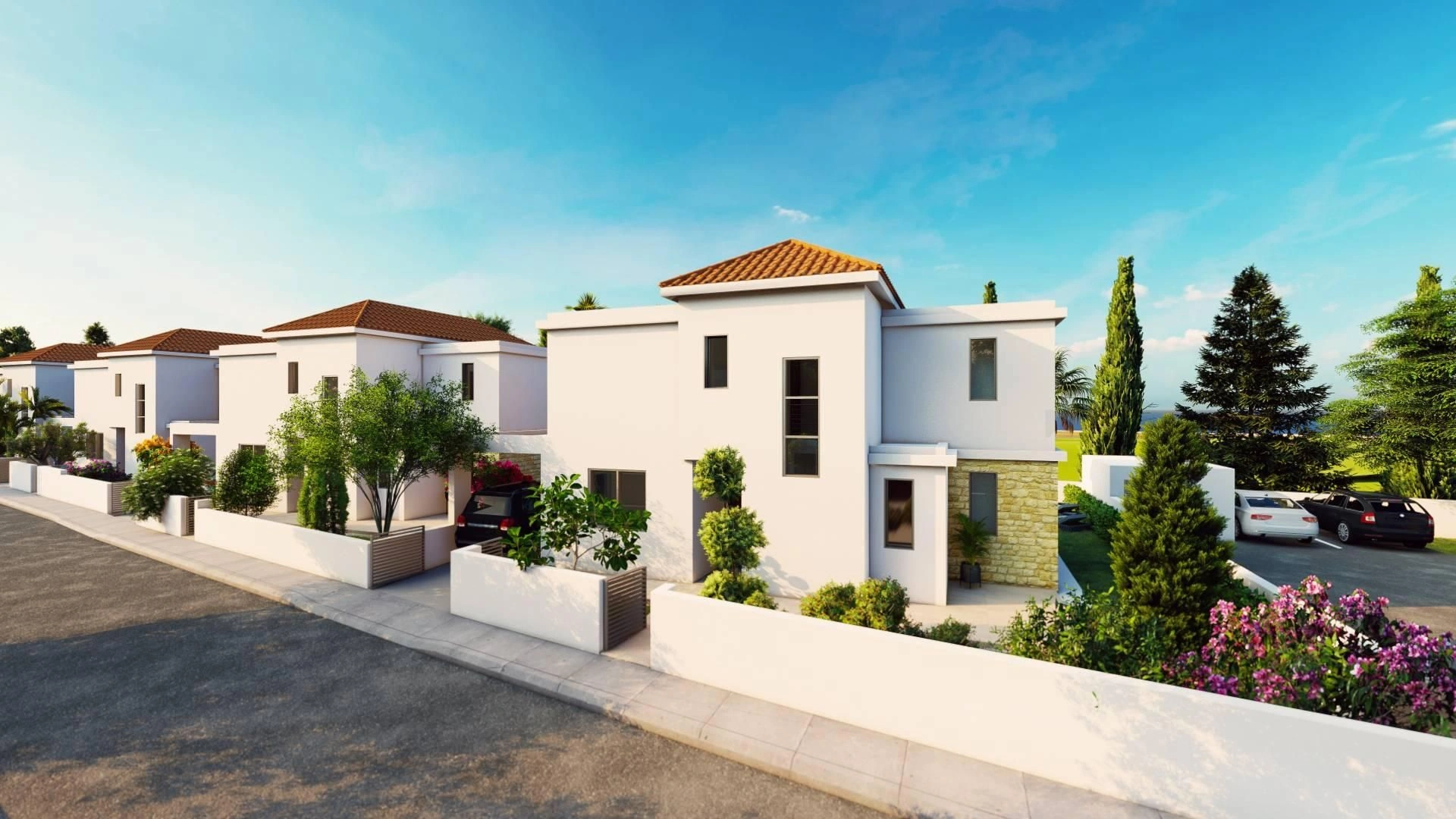 Комплекс апартаментов и вилл в районе Пафоса, Кипр