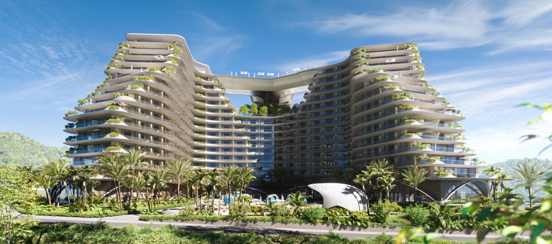 Luxurious residential complex 15 floors on the 1st line