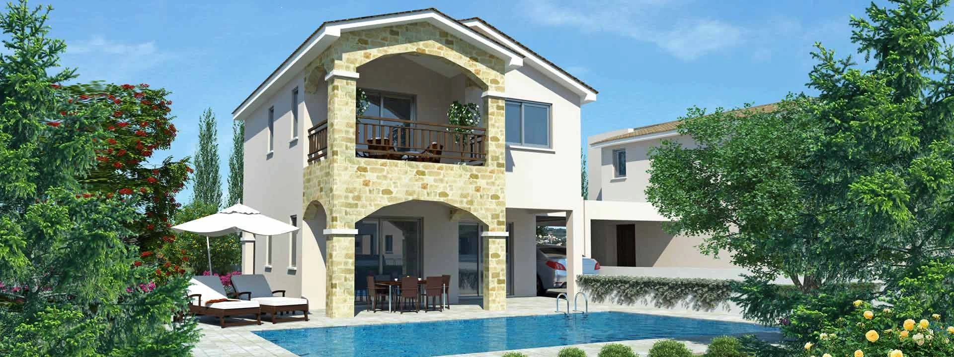 Комплекс апартаментов и вилл в районе Пафоса, Кипр